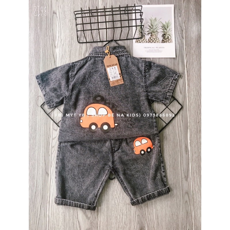 Sét bộ bò ô tô cho bé trai