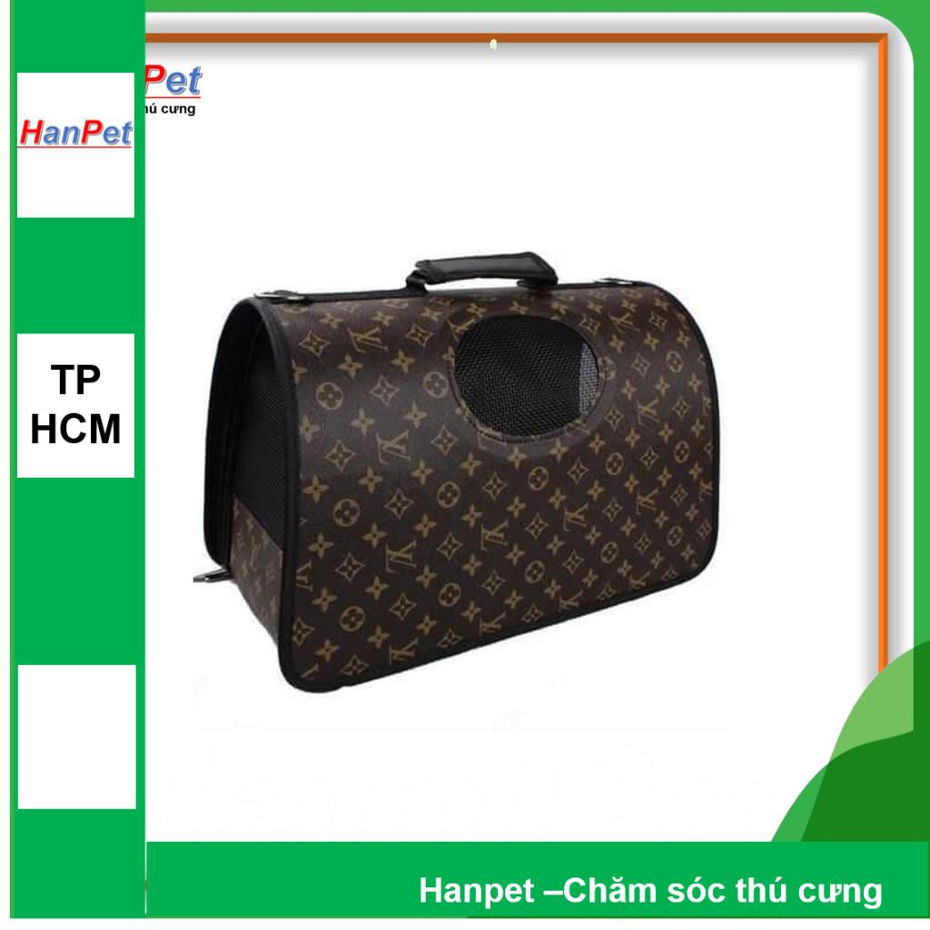 HCM- Túi cứng - túi Vận chuyển chó mèo, size S (MÀU NGẪU NHIÊN) phù hợp với thú cưng dưới 3kg (hanpet 373a)