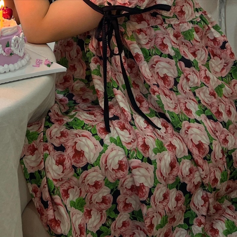 Đầm Hoa Hồng Pháp