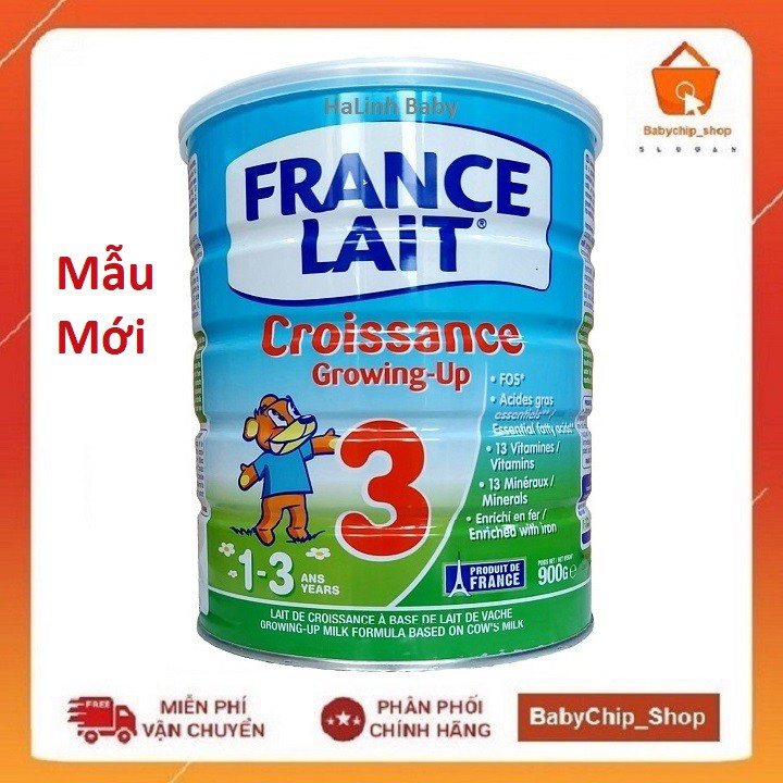 Sữa bột France Lait 1, 2, 3, 900g