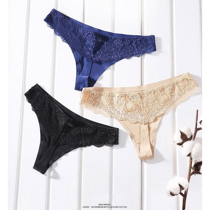 Quần Lót Nữ Thun Lạnh Lọt Khe Xuất Hàn ( QL : 105 Mẫu 1 ) Hàng Loại Đẹp, Xem Thêm 105 Mẫu 2. | BigBuy360 - bigbuy360.vn