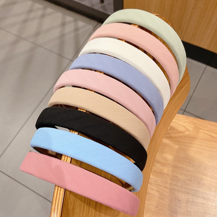 Cài tóc xốp mềm mại nhiều màu sắc thời trang dành cho nữ