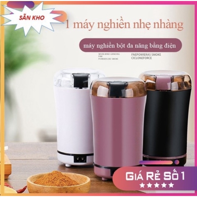 [CAO CẤP] Máy xay bột, cafe, saffron, đồ khô đa năng