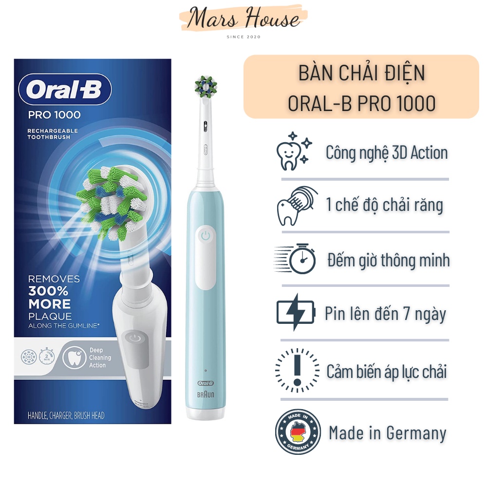 Bàn Chải Điện Oral-B Pro 1000