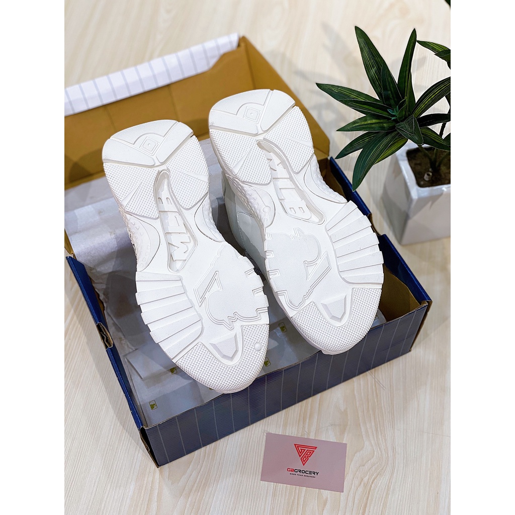 Giày MLB Bigball Chunky NY Yankees trắng - Ảnh thật shop chụp