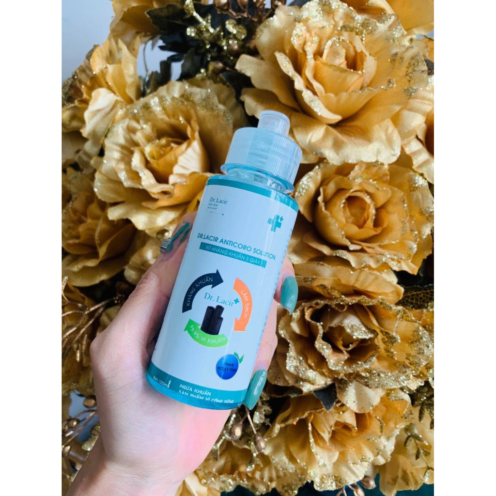 Gel rửa tay khô Diệt Khuẩn 99,9%Trong 3S Lamer care-dr.Lacir- 120ML