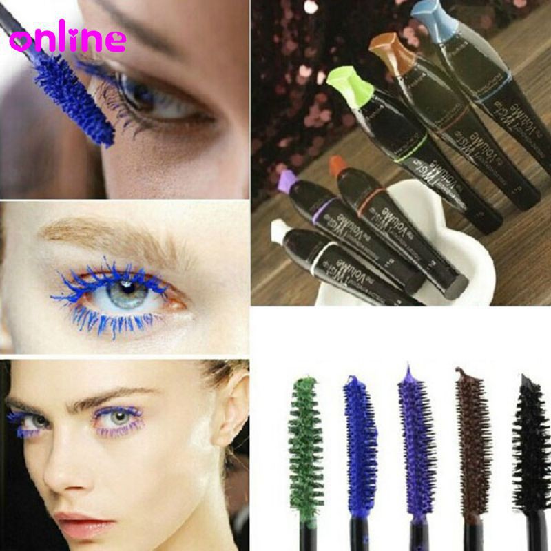 [Hàng mới về] Mascara chuốt mi trang điểm nhiều màu sắc mới lạ