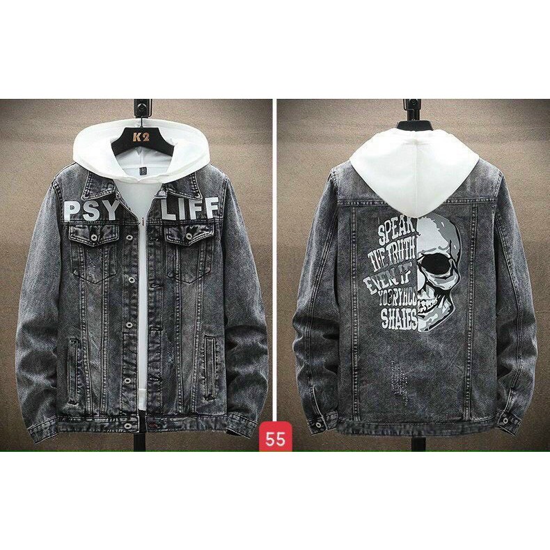 Áo khoác jean unisex nam nữ-HANA FASHION99X- thiết kế cá tính áo khoác bò phong cách HẦN QUỐC chống nắng