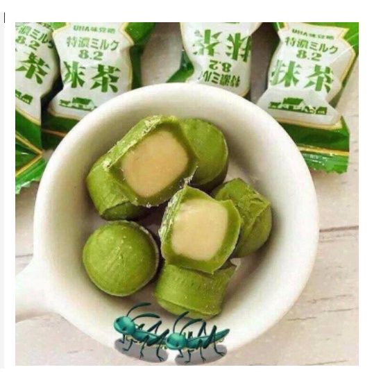 Combo 5 gói Kẹo trà xanh UHA Nhật Bản 58gr date mới