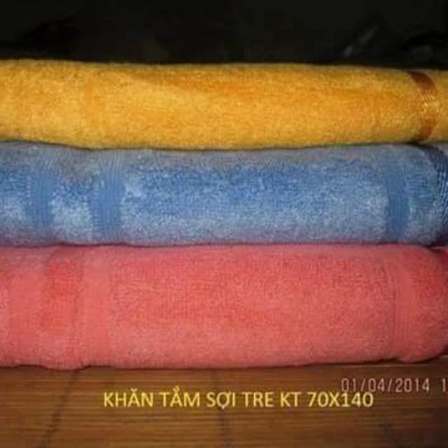 Combo 10 khăn tắm cao cấp sợi tre