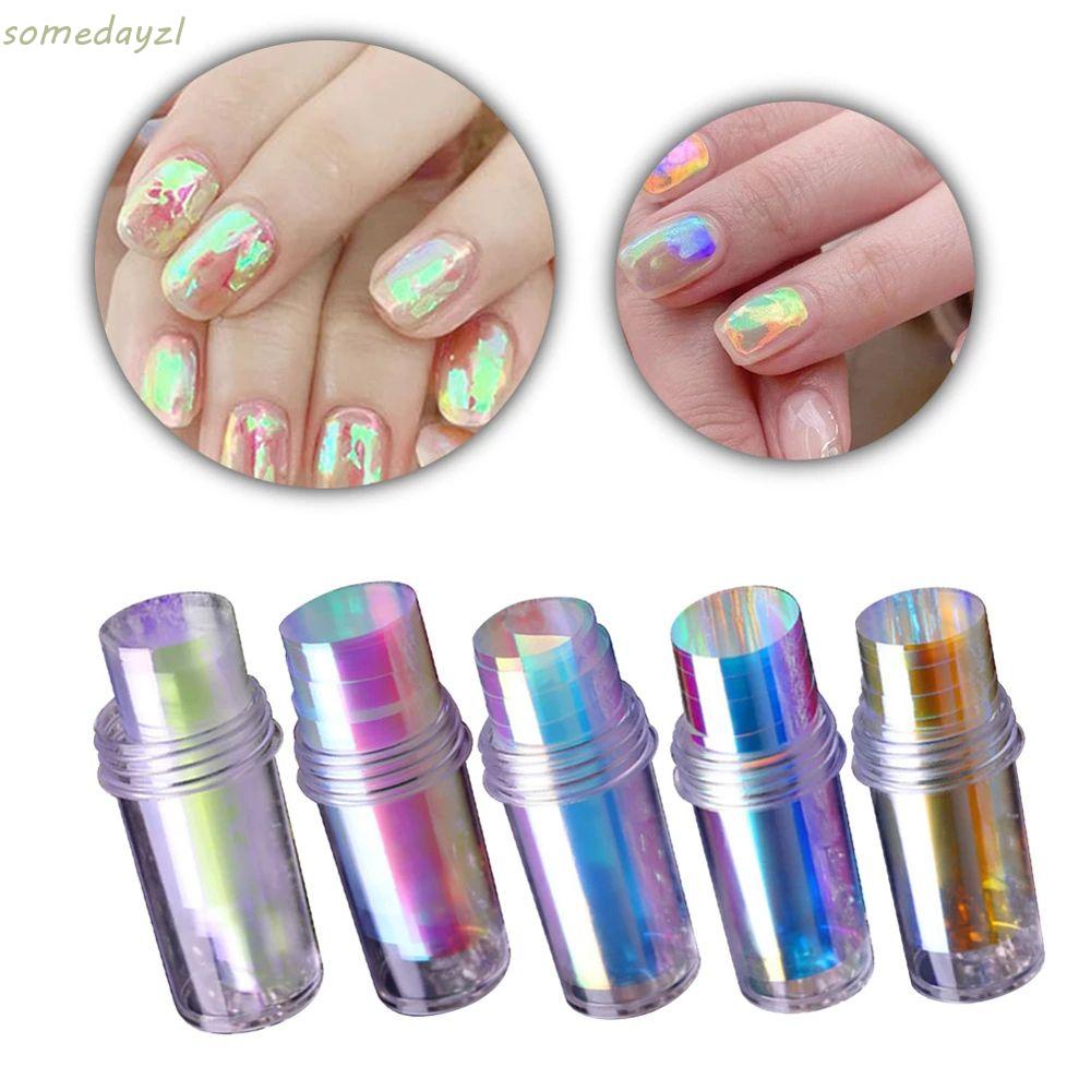 Giấy Kính Holographic Dán Móng Nghệ Thuật Mùa Hè