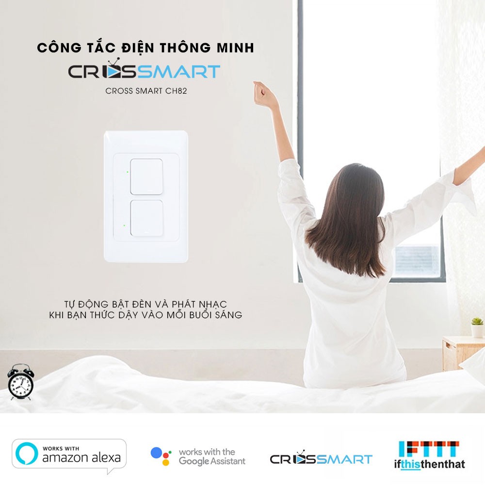 Công tắc thông minh Wifi Tuya - Cross Smart CH82