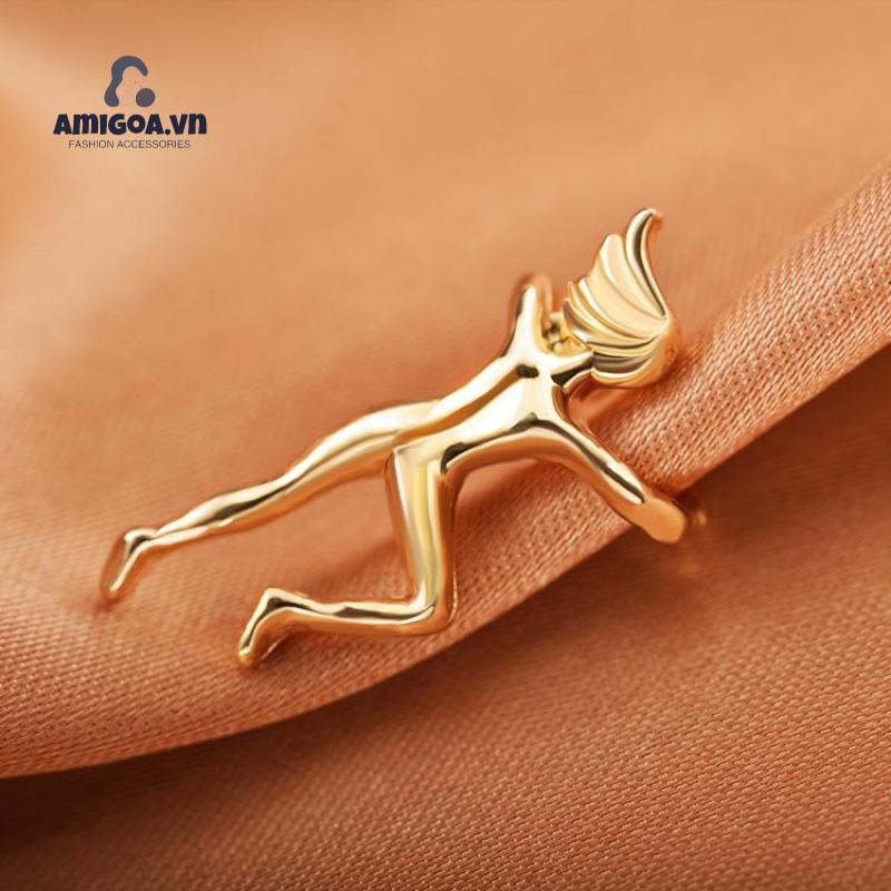 Khuyên Tai Dạng Kẹp Ba Chiều Bằng Hợp Kim Mạ Điện Không Xỏ Lỗ Cho Phòng Gym/Thể Hình/Tập Gym