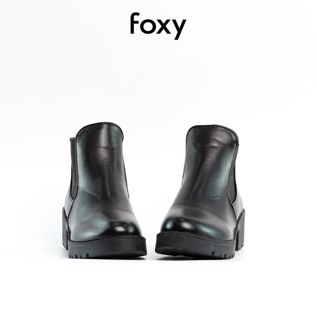 Giày Chelsea Boots Nữ Cổ Thấp Giày Martin Nữ FOXY Gót Cao 5.5cm Phong Cách Châu Âu Cá Tính - FOX042