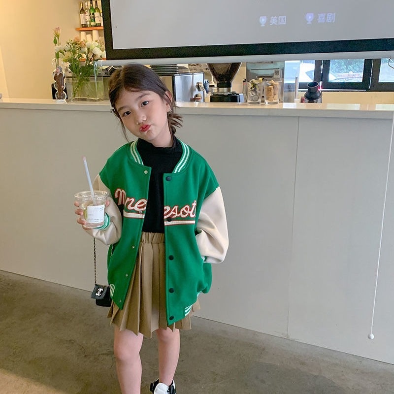 Áo Khoác Thể Thao Form Rộng Thời Trang Mùa Thu Cho Bé