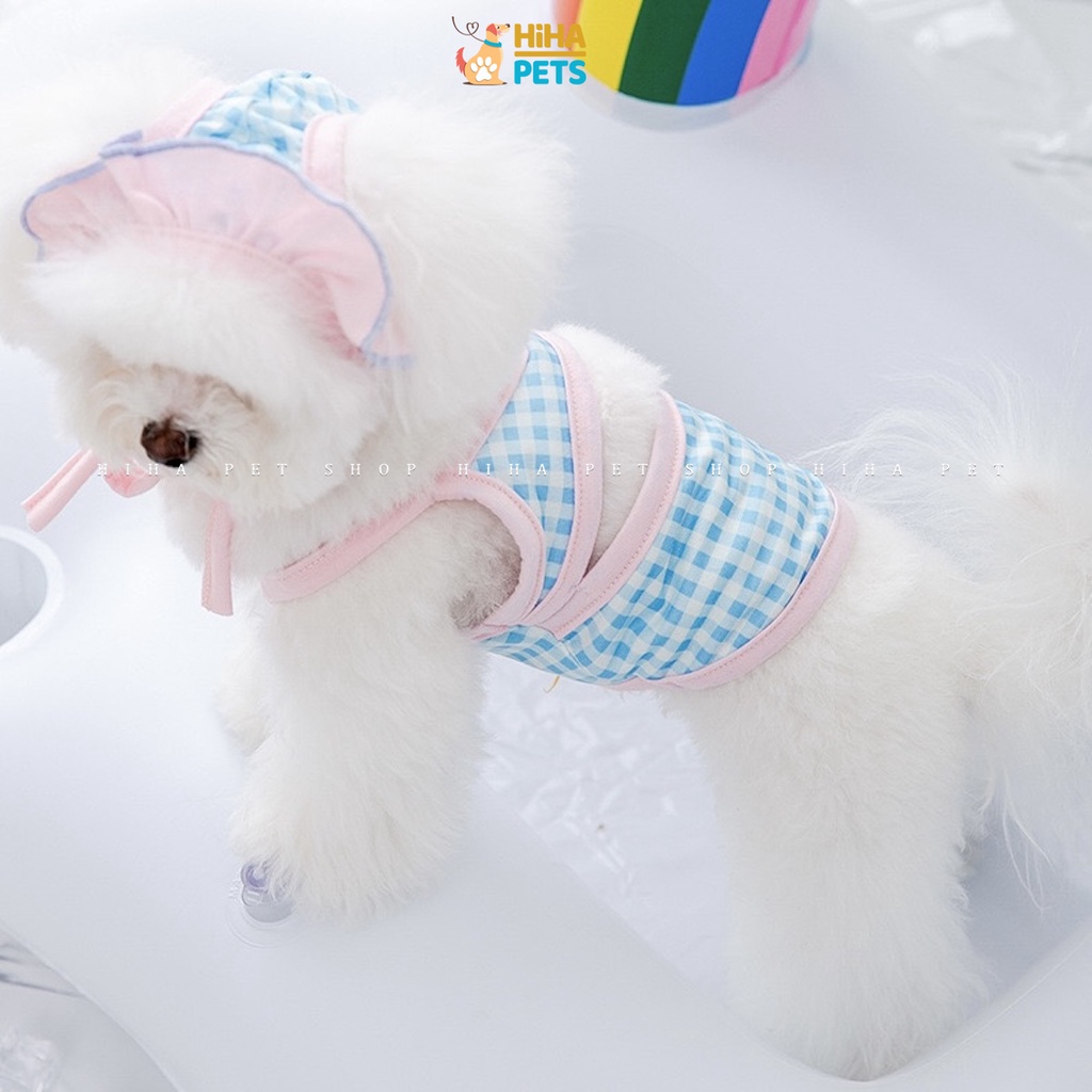 Áo Thun Cho Chó Mèo Có Nón Mát Mẻ Mùa Hè Quần Áo Thú Cưng 2022 Giá Rẻ Hihapet.