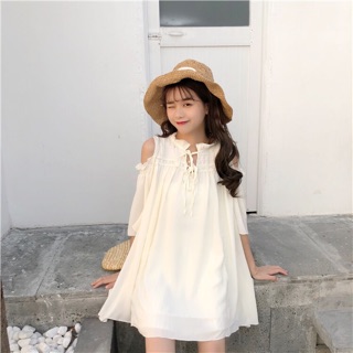 Áo váy bánh bèo ulzzang