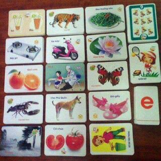 Bộ thẻ học 16 chủ đề cho bé