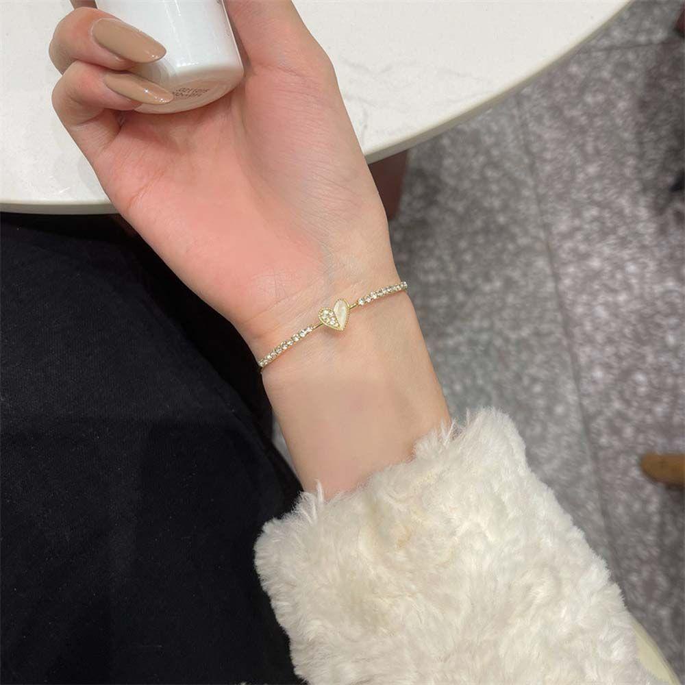 Vòng Tay Mặt Chữ C Độc Đáo Thời Trang Cho Nữ|Vòng Đeo Tay Trang Trí Kiểu Hàn Quốc