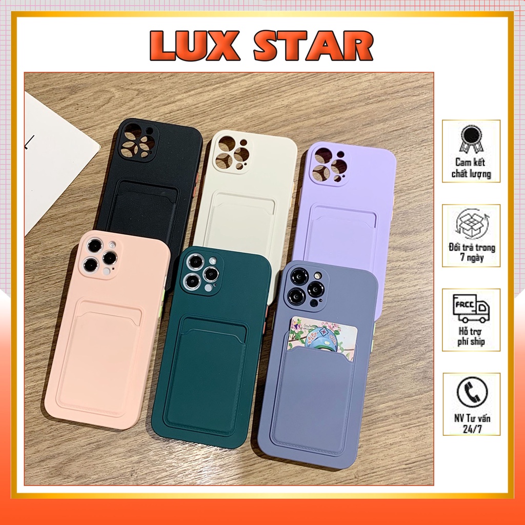 Ốp Lưng Iphone dạng ví nhiều màu Hàn Quốc Đa Năng Tiện Lợi 6/6plus/6s/6splus/7/7plus/8/8plus/x/xr/xs/11/12/pro/max