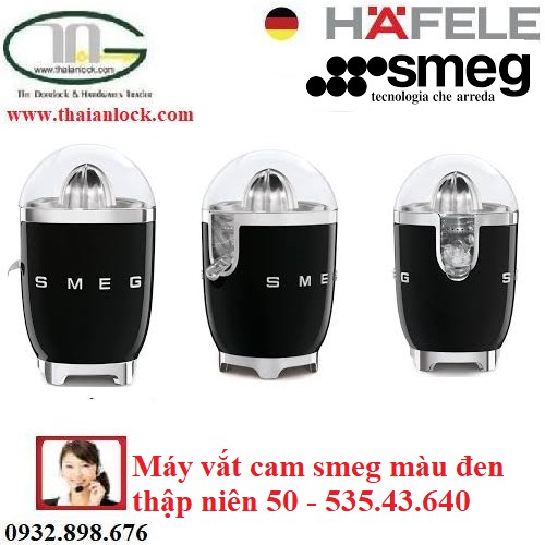 Máy vắt cam smeg màu đen thập niên 50 - 535.43.640