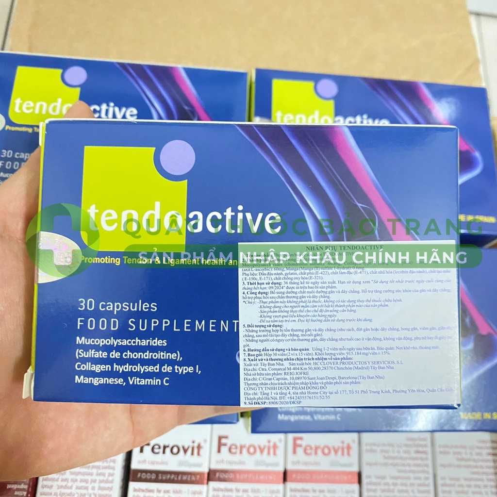Tendoactive - Viên Uống Tăng Cường Sức Khỏe Cho Gân