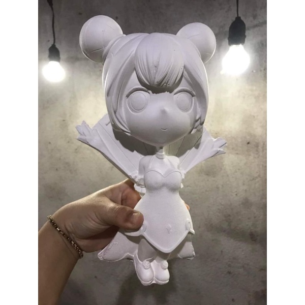 Tượng tô con to thạch cao tặng kèm cọ, vĩ 6 màu cho bé