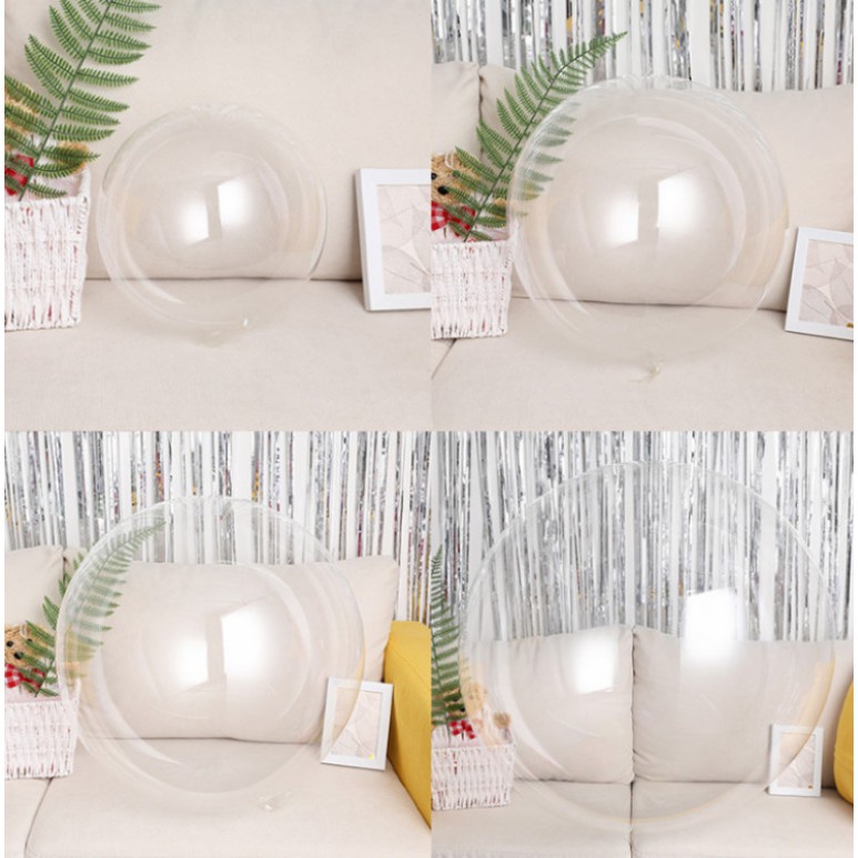 Bong Bóng Bobo Trong Suốt 10 18 20 24 36 Inch Trang Trí Tiệc Sinh Nhật/Đám Cưới/Lễ Kỷ Niệm
