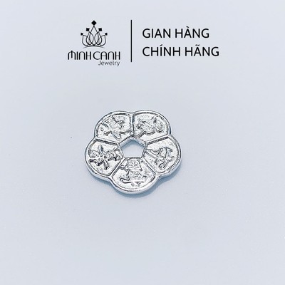 Đồng Xu Bạc Hoa Mai Kim Tiền Phong Thủy Chiêu Tài Lộc - Minh Canh Jewelry