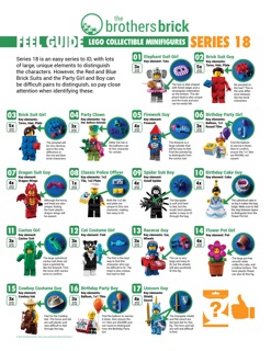 Đồ chơi lắp ráp Lego 71021 - Minifigures Series 18