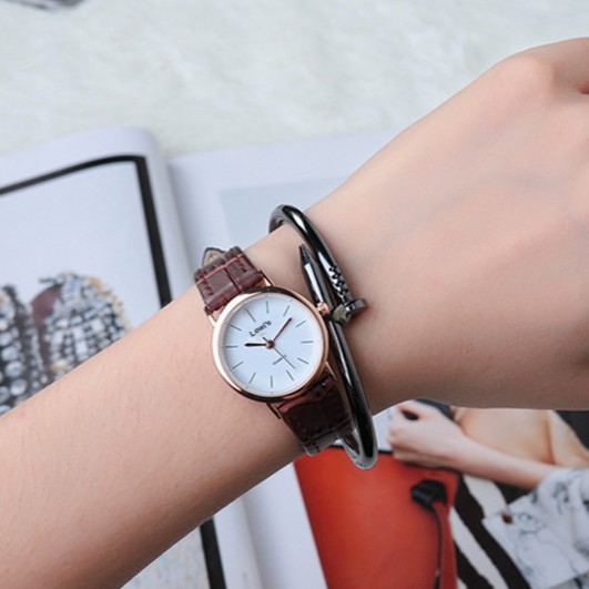 Đồng hồ thời trang nữ Lewi's dây da cực đẹp, mặt mỏng sang trọng | BigBuy360 - bigbuy360.vn