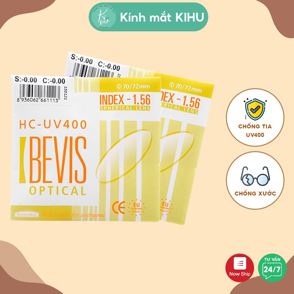 Tròng mắt cận loạn Kihu Eyewear chống ánh sáng xanh, tia UV, chống xước và hạn chế chói lóa