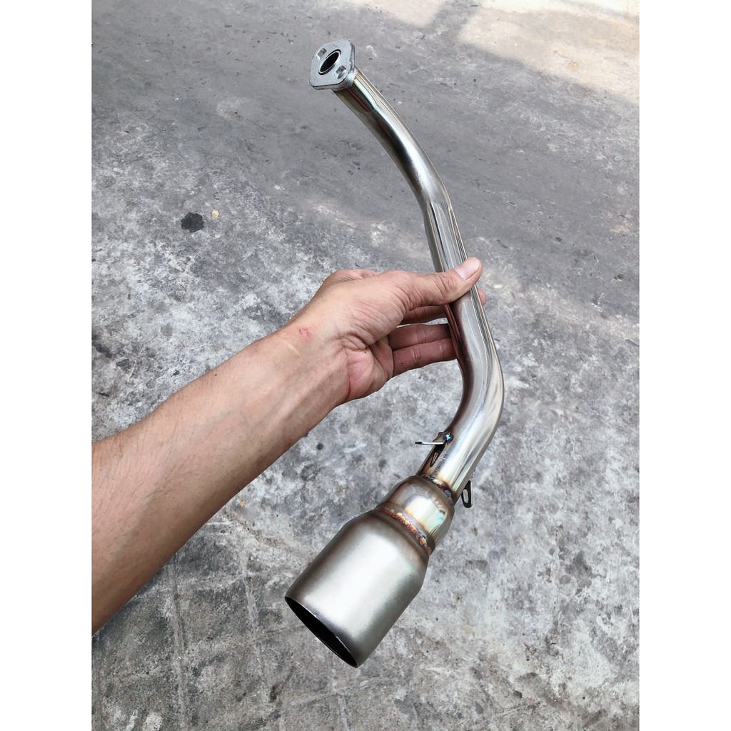 Cổ inox gắn pô lon dành cho Vario / SHVN / AB 125-150 / SH mode / PCX / Click Thái