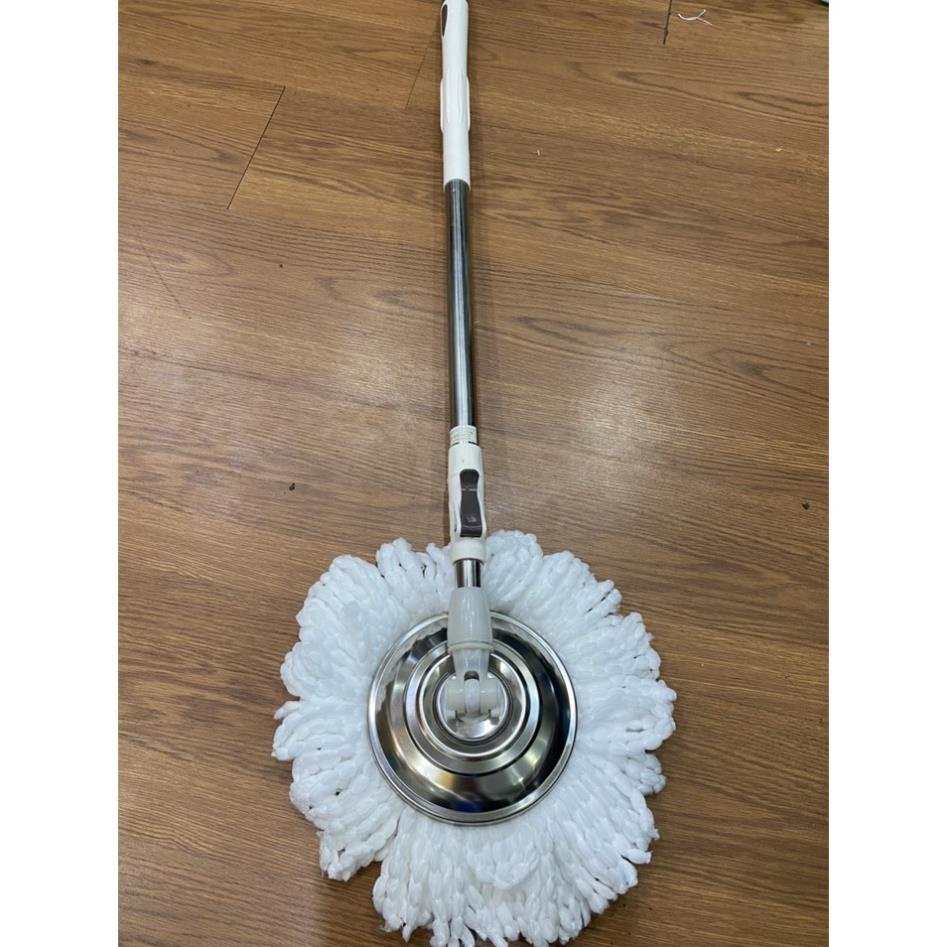 [Kho sỉ]  Cây lau nhà 360 độ ( bộ bàn inox)( MẦU GIAO NGẪU NHIEN ) ( TÍM XANH NAU GHI)