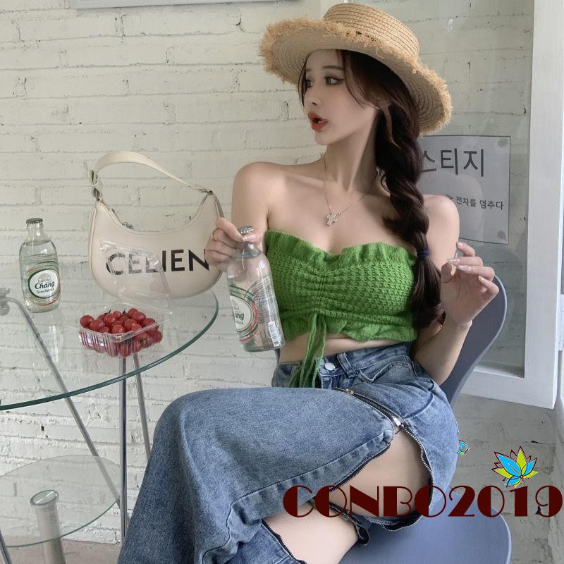 Áo ống màu sắc thời trang quyến rũ cho nữ