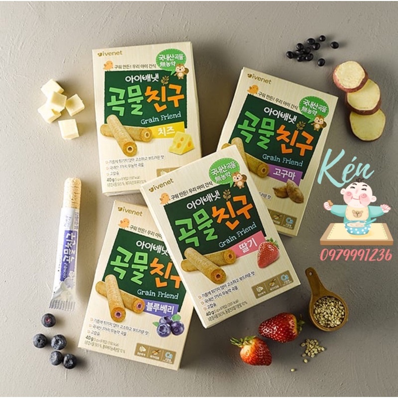 Bánh cuộn ngũ cốc IVENET 9M+