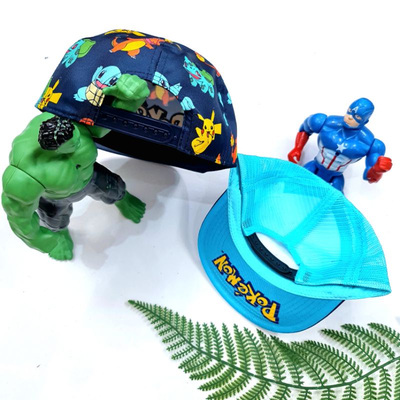 Mũ lưỡi trai  HM xuất dư trẻ em - Nón Snap lưỡi trai bé trai Pi..ca..chu (2 mẫu