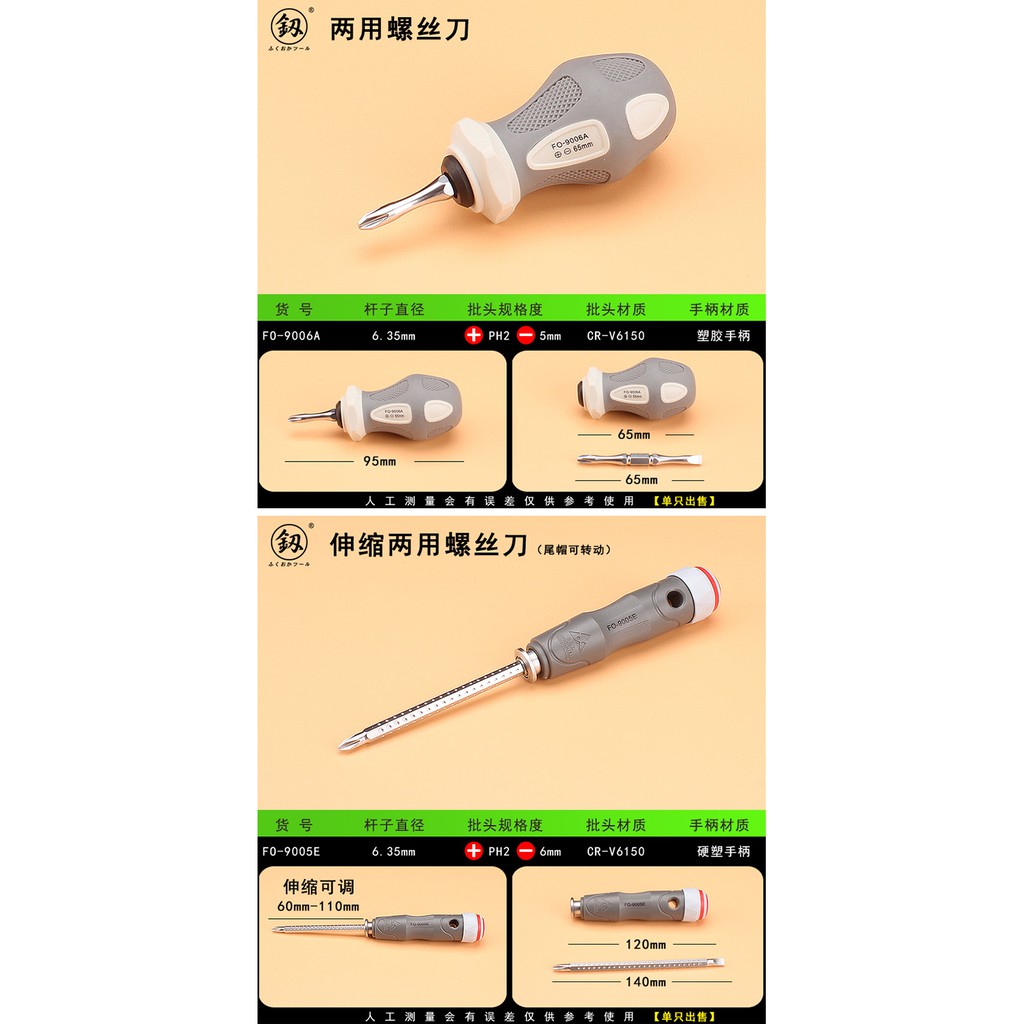 Fukuoka Công Cụ Sử Dụng Vít Sửa Chữa Nhà Đôi Chéo Từ Tuốc Nơ Vít Đa Năng Screwdriver Screwdriver