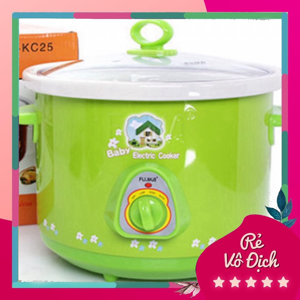 Nồi Kho Cá - Nấu Cháo Chậm Đa Năng 1,5L-2,5L Bảo hành 12 Tháng ( màu Xanh)