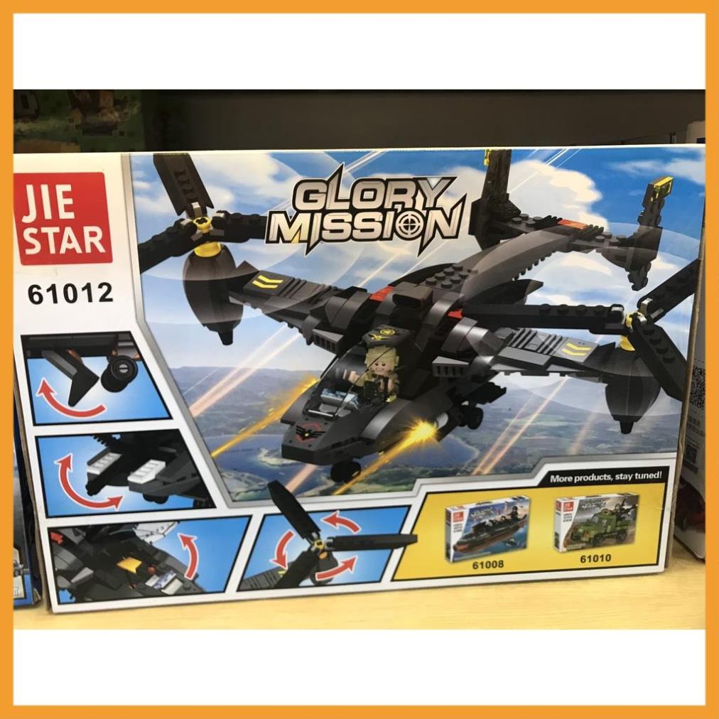 Bộ Lego lắp ráp Glory Mission Máy bay chiến đấu