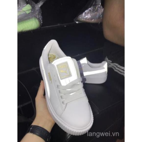 [Xả Kho] Giày pumas màu trắng phản quang hàng 1:1 hot 2021 | BigBuy360 - bigbuy360.vn