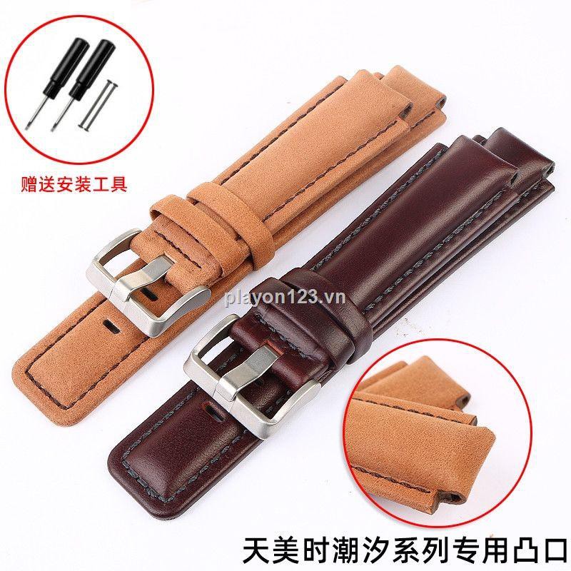 Đồng hồ thể thao Substitute TIMEX/Tianmeishi đa năng với dây đeo da T2N721