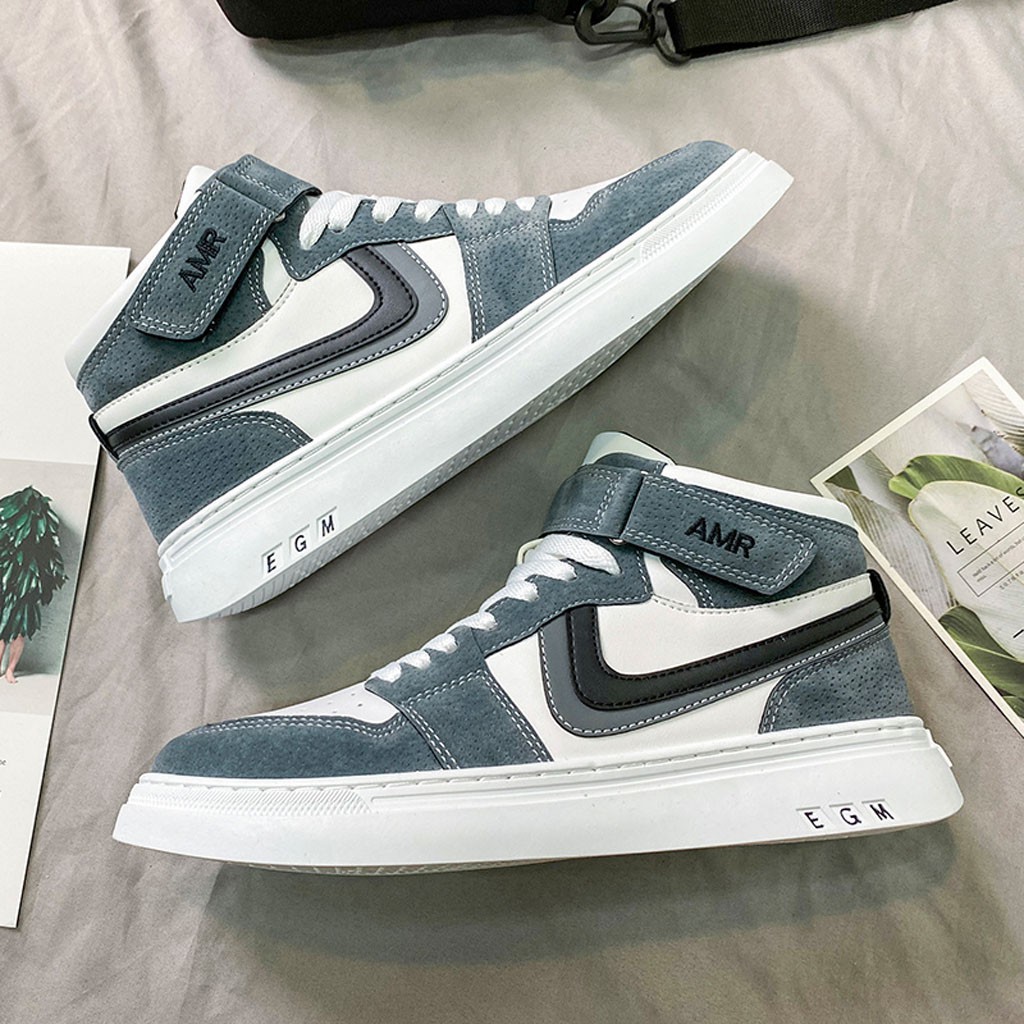 Giày Sneaker Nam TKTMS43 Giày Thể Thao Nam Cổ Cao Hot Trend 2021  TKT STORE Size (39-43) | BigBuy360 - bigbuy360.vn