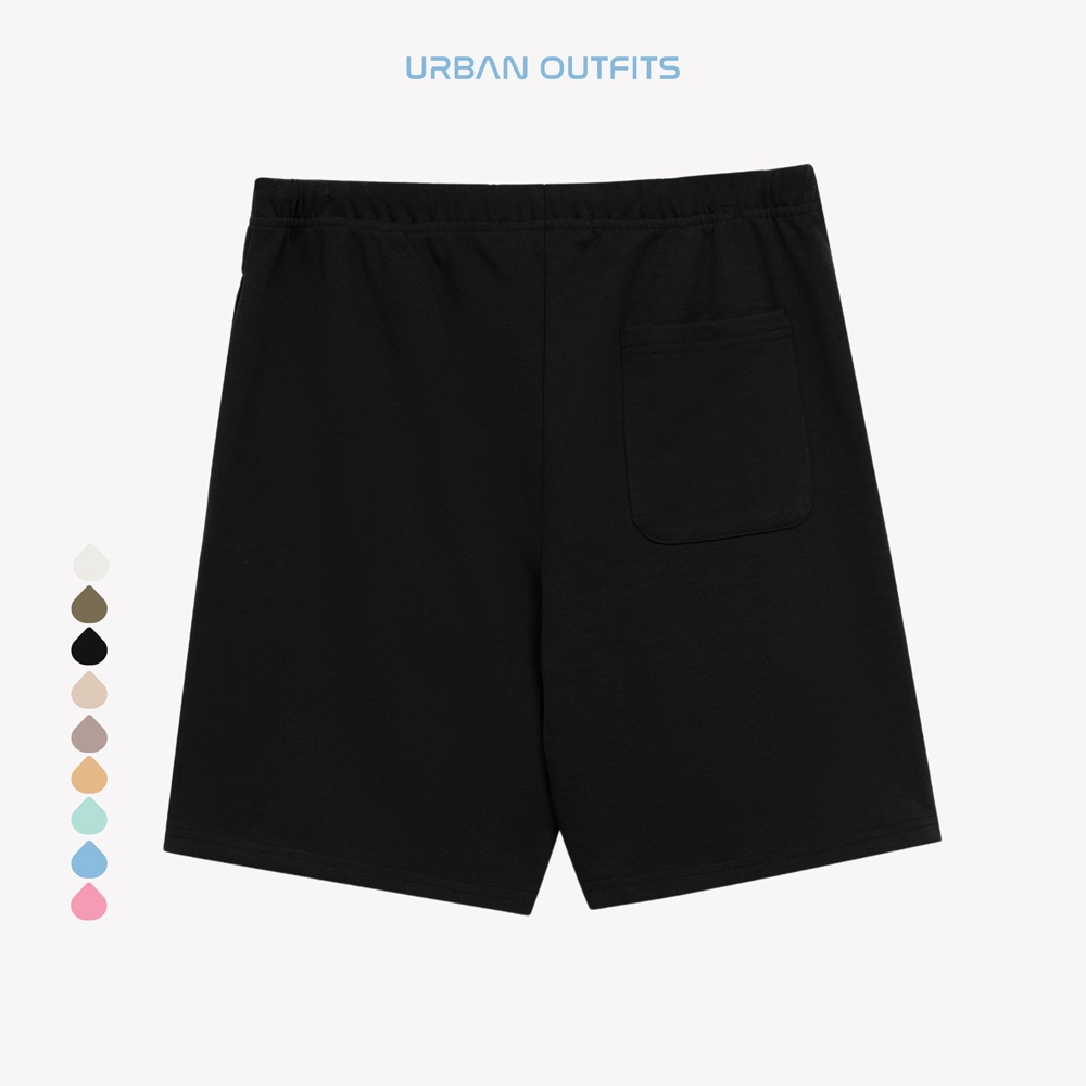 Quần Short Lưng Thun URBAN OUTFITS In ESSENTIALS QSR100 Ống Suông Chất Vải Nỉ Chân Cua FEAR OF GOD