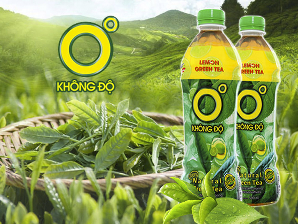 [Siêu Sale] [Chính hãng] Combo Thùng 24 chai trà xanh Không Độ vị chanh 455ml
