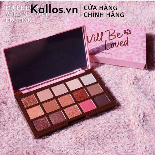 Bảng Phấn Mắt 15 Ô Etude House Play Color Eye Palette Leo Pink, Rose Balm, Leopard Runway