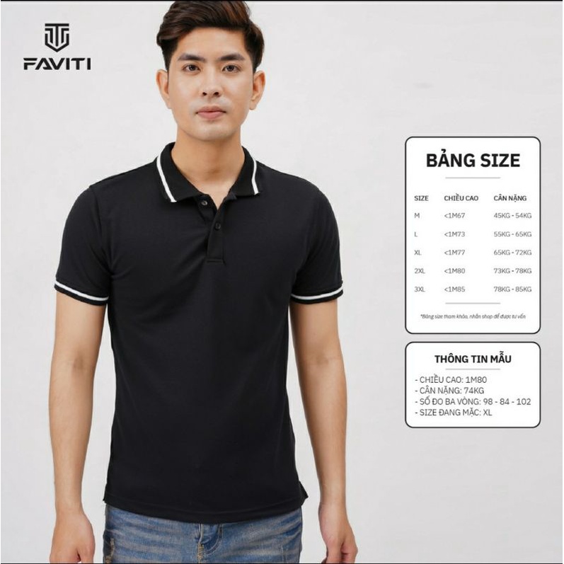 Áo Phông Nam Cổ Bẻ Tay Ngắn Thun Cotton Polo Cao Cấp giá rẻ HaNaAT02 | BigBuy360 - bigbuy360.vn