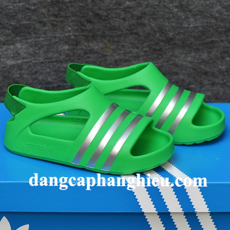 Sandal Adidas Adilette Play Infant Bright chính hãng xanh bạc