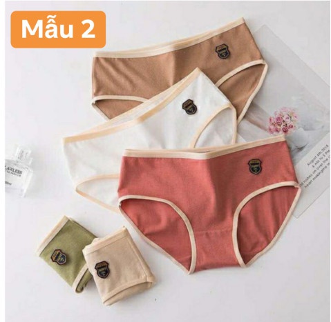 Quần Chip Nữ Cotton Đính nơ Màu Trơn Mềm Mịn Nâng mông kháng khuẩn tôn dáng Mediccal QL04 | BigBuy360 - bigbuy360.vn