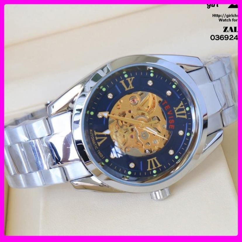 Đồng hồ cơ nam Tevise máy cơ lộ máy giá sinh viên với các chi tiết cực đẹp mắt [ Đồng Hồ Cơ ] | BigBuy360 - bigbuy360.vn